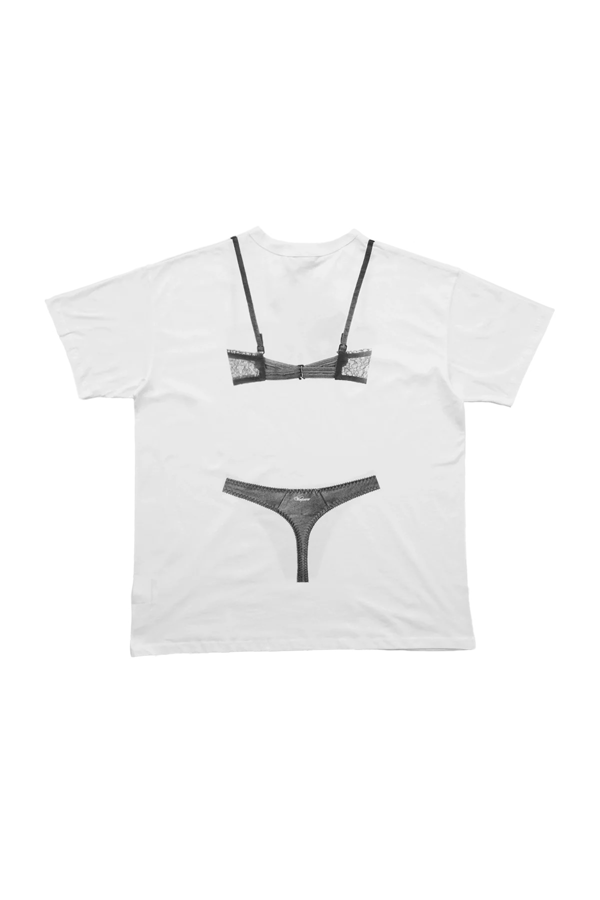 Vaquera Women Trompe L'Oeil Tall Tee White - 2