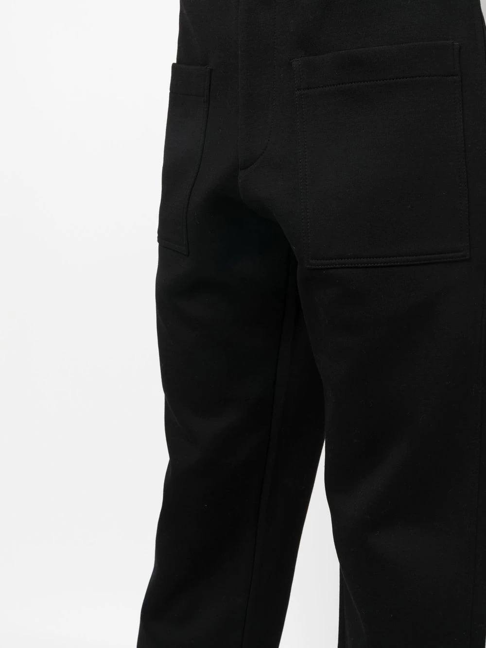 embroidered-logo detail track pants - 5