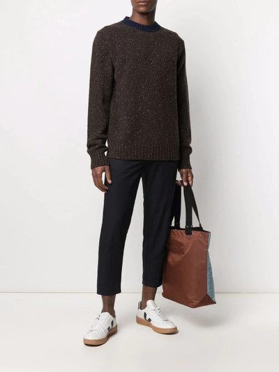 Aspesi contrast-trim wool jumper outlook