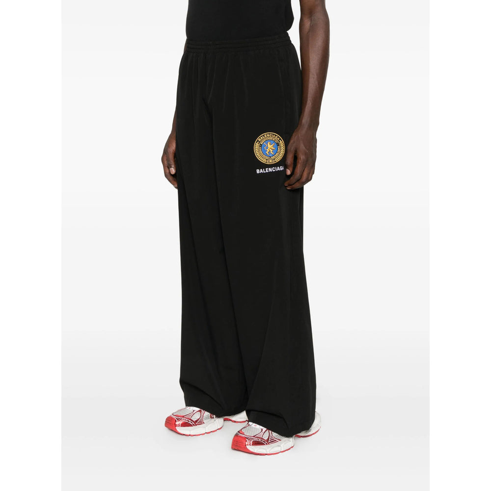 Balenciaga Black Trousers - Wide-Leg Trousers Men - 3
