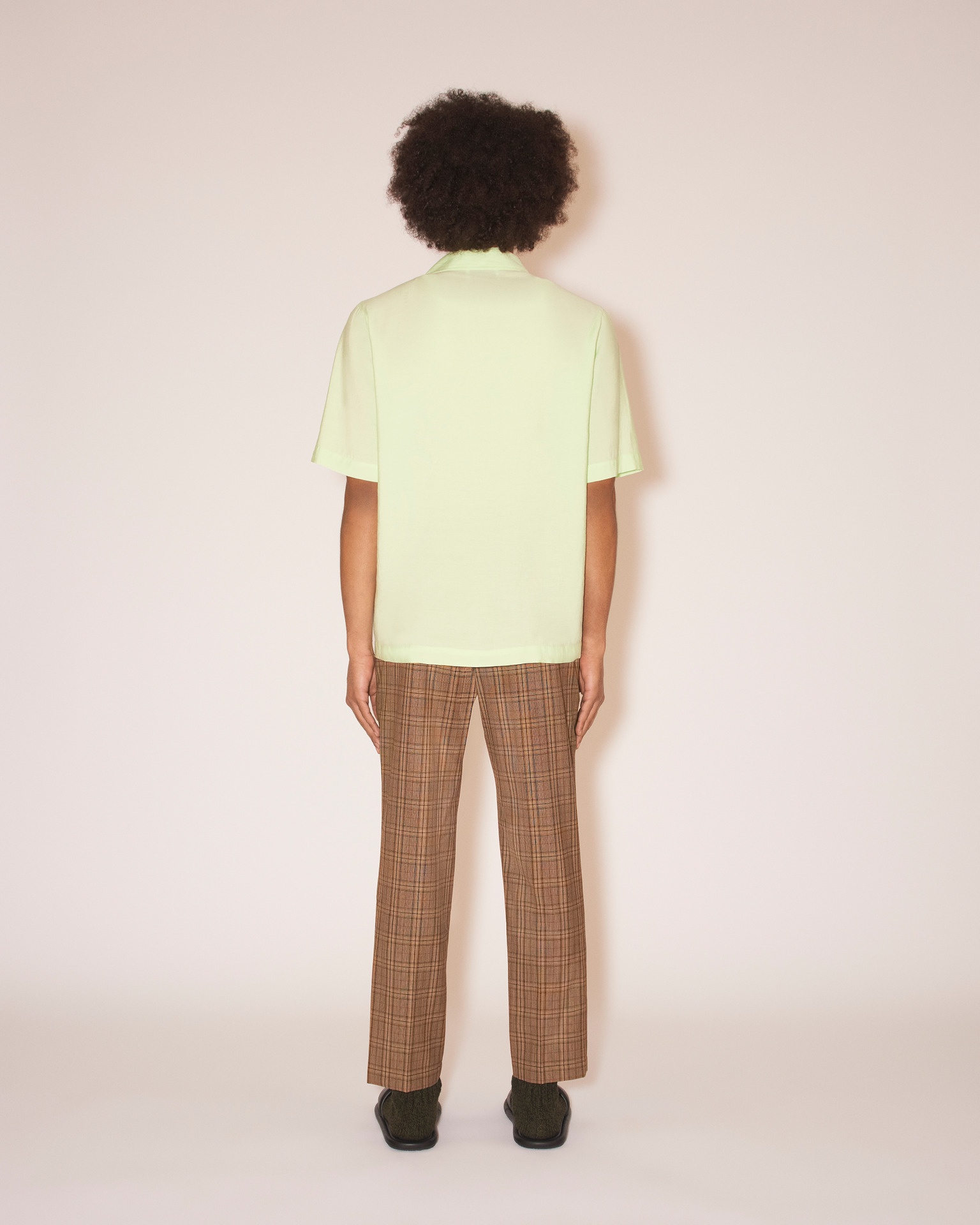 BODIL - Pongee shirt - Jade - 4