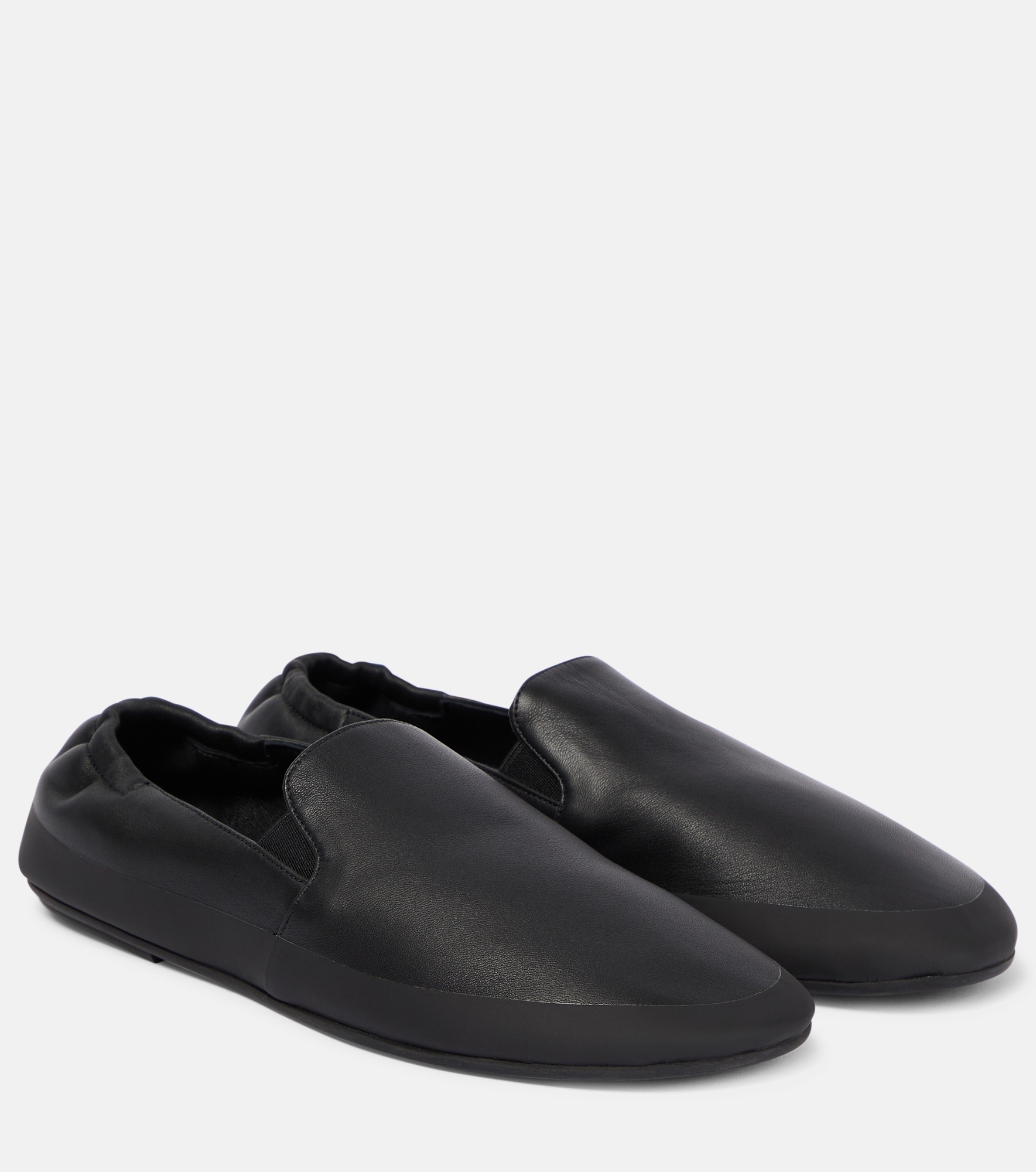 Tech leather loafers - 1