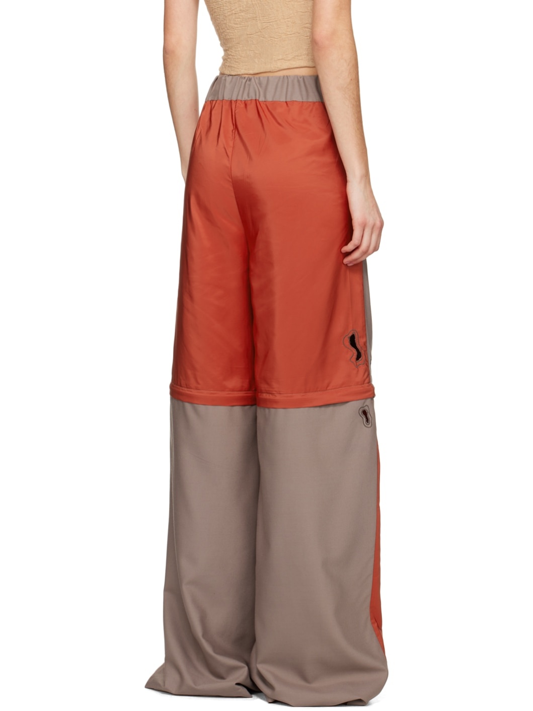 Red & Purple Convertible Lounge Pants - 3