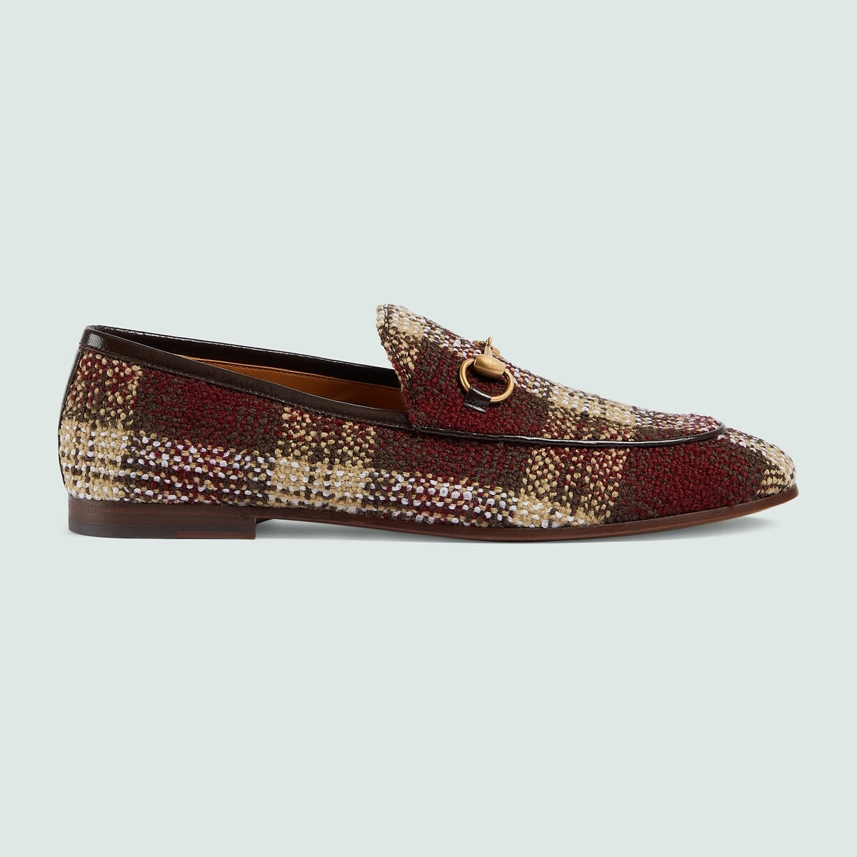 Gucci jordaan tweed loafer online