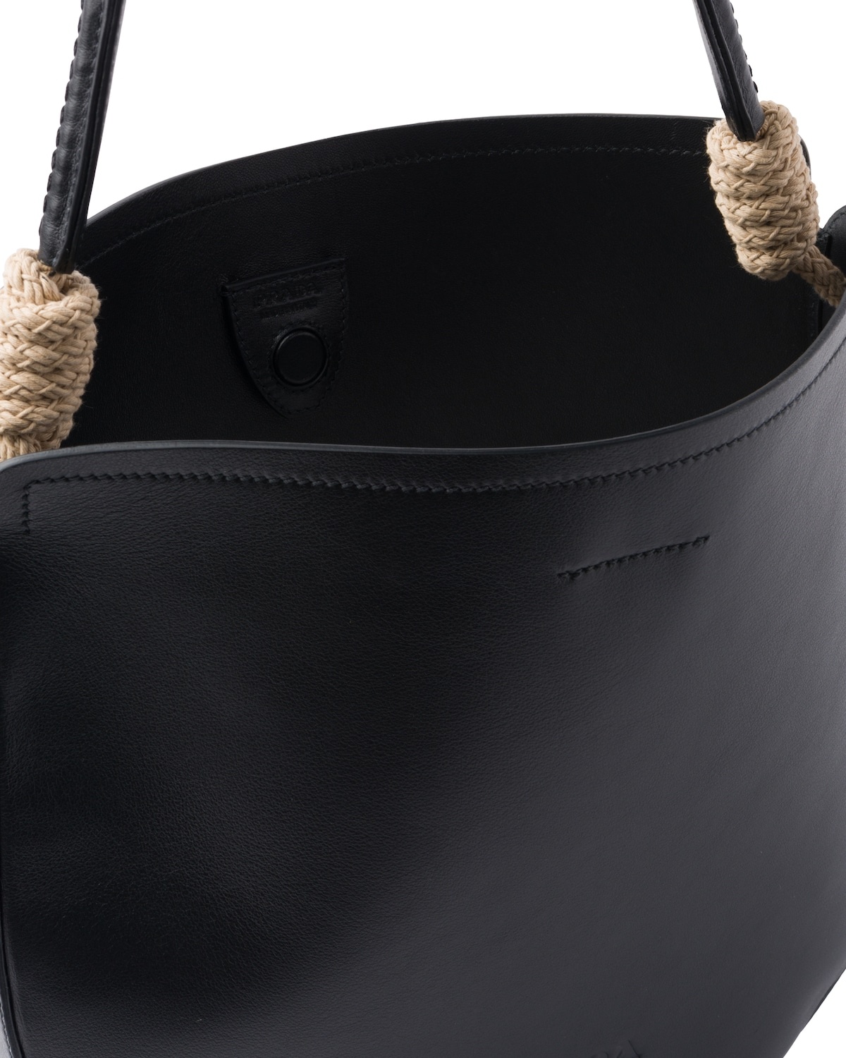 Leather Bag with Cord Details - 5