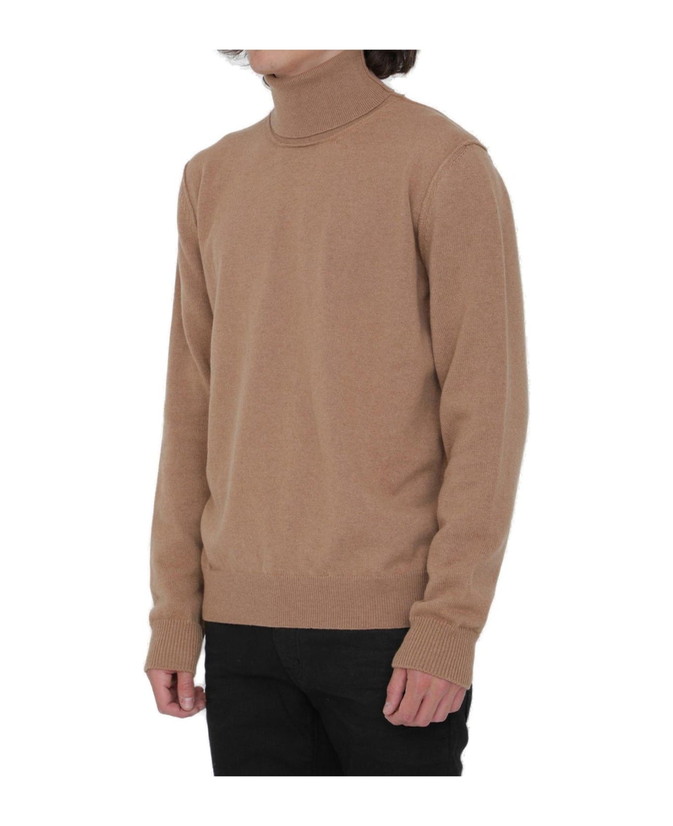 High-neck Cashmere Sweater - 4
