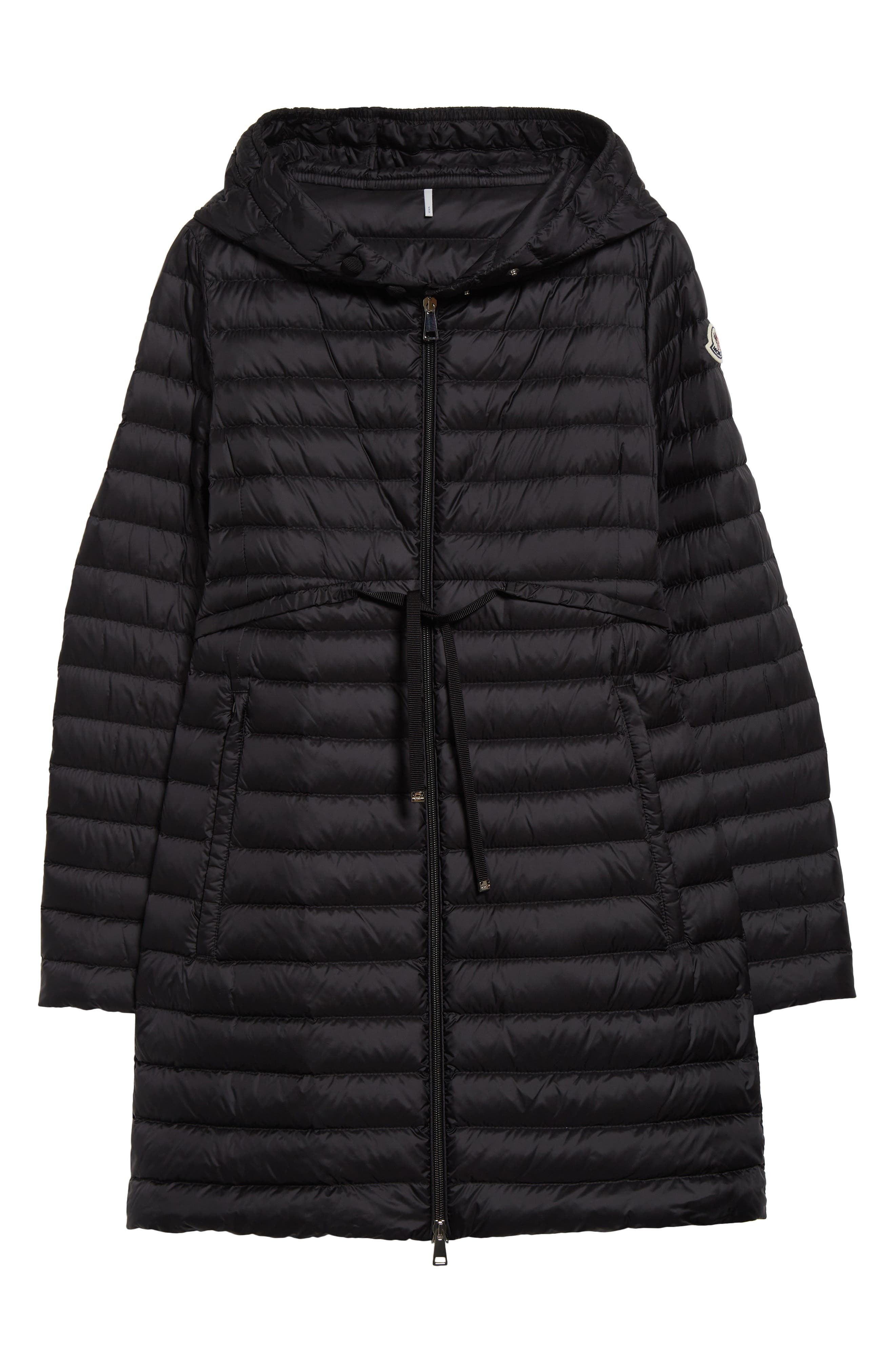 Moncler Barbel Hooded Quilted Down Puffer Parka in Black/Black at Nordstrom - 6