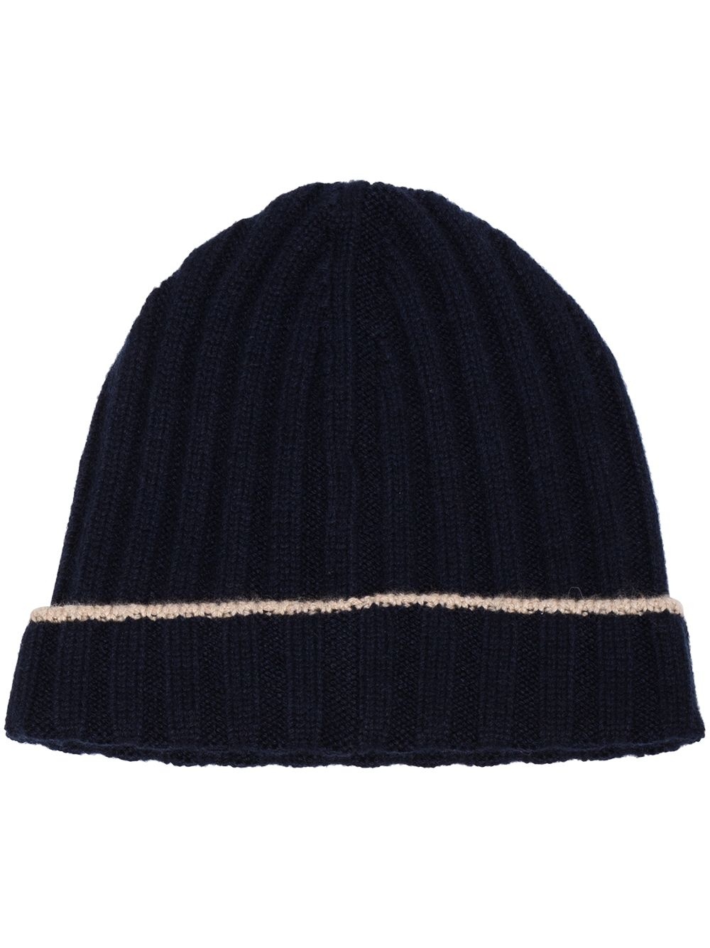 ribbed-knit cashmere beanie - 1