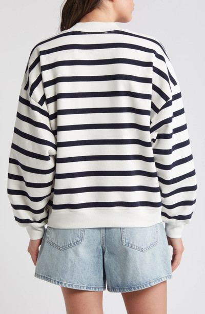 FRAME Button Stripe Sweater outlook