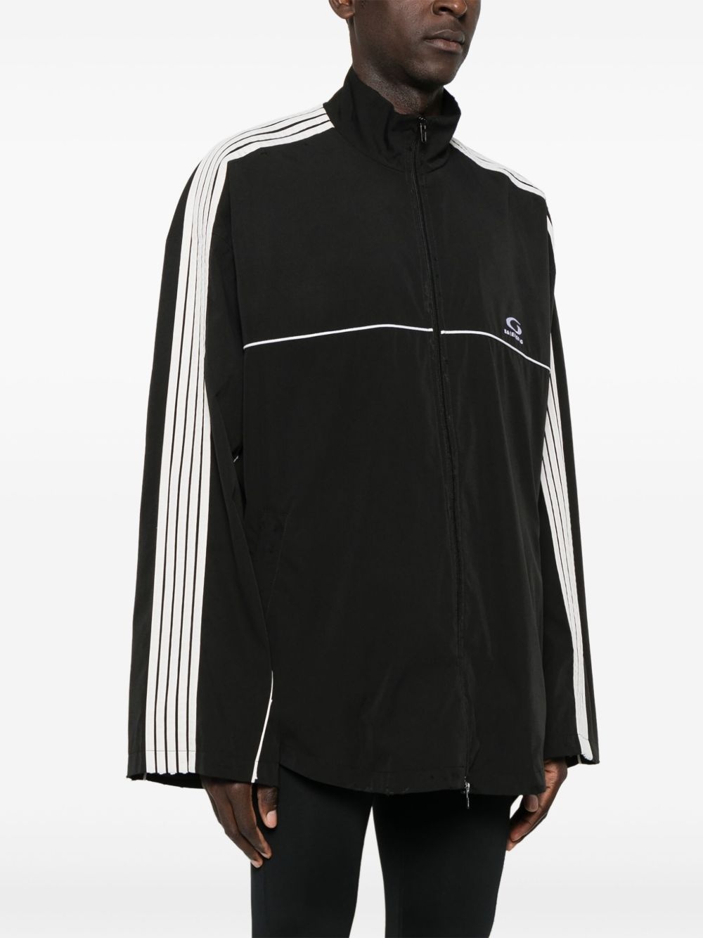 logo-embroidered jacket - 3