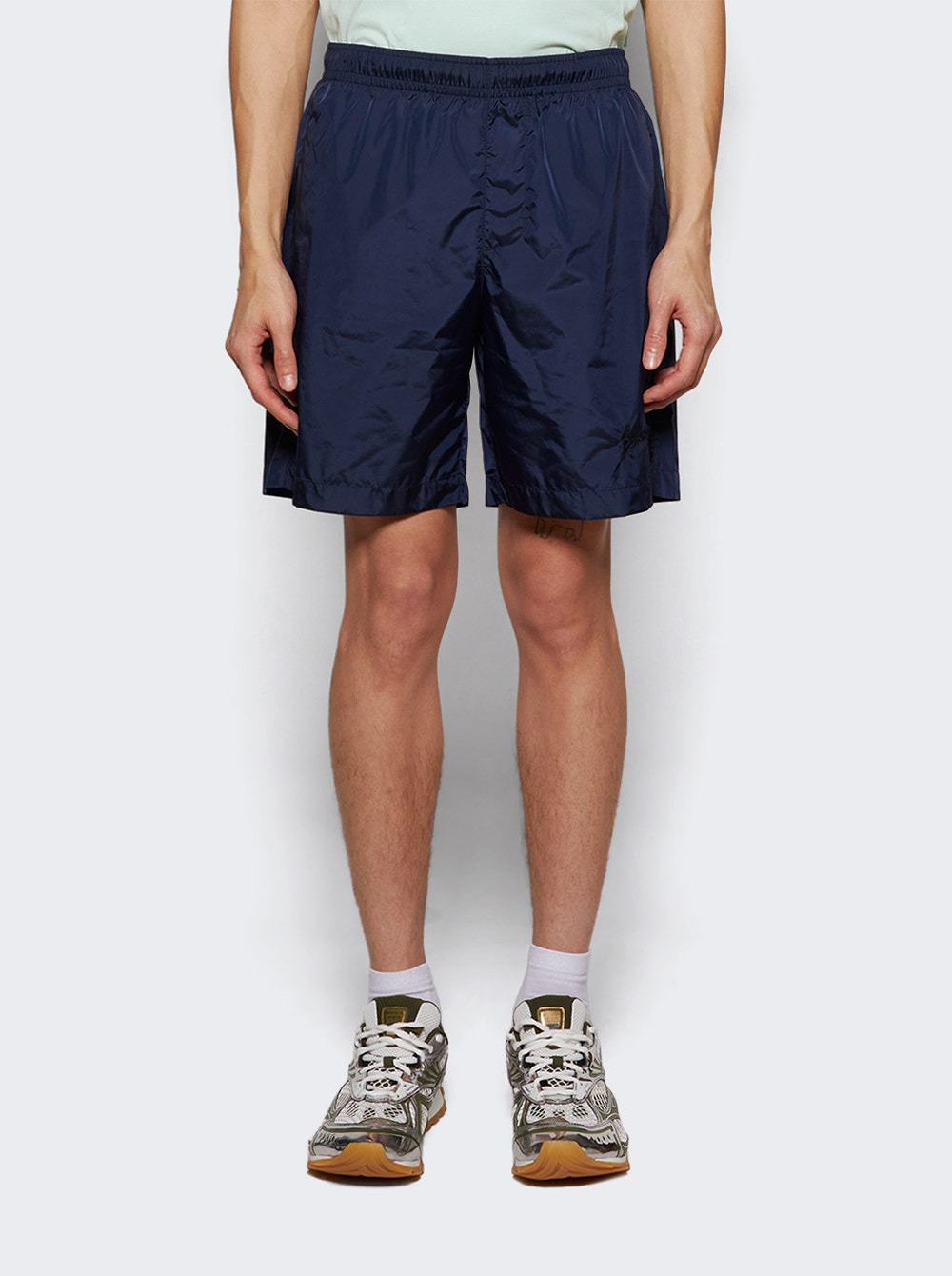 Logo Embroidery Swimshorts Dark Blue - 2