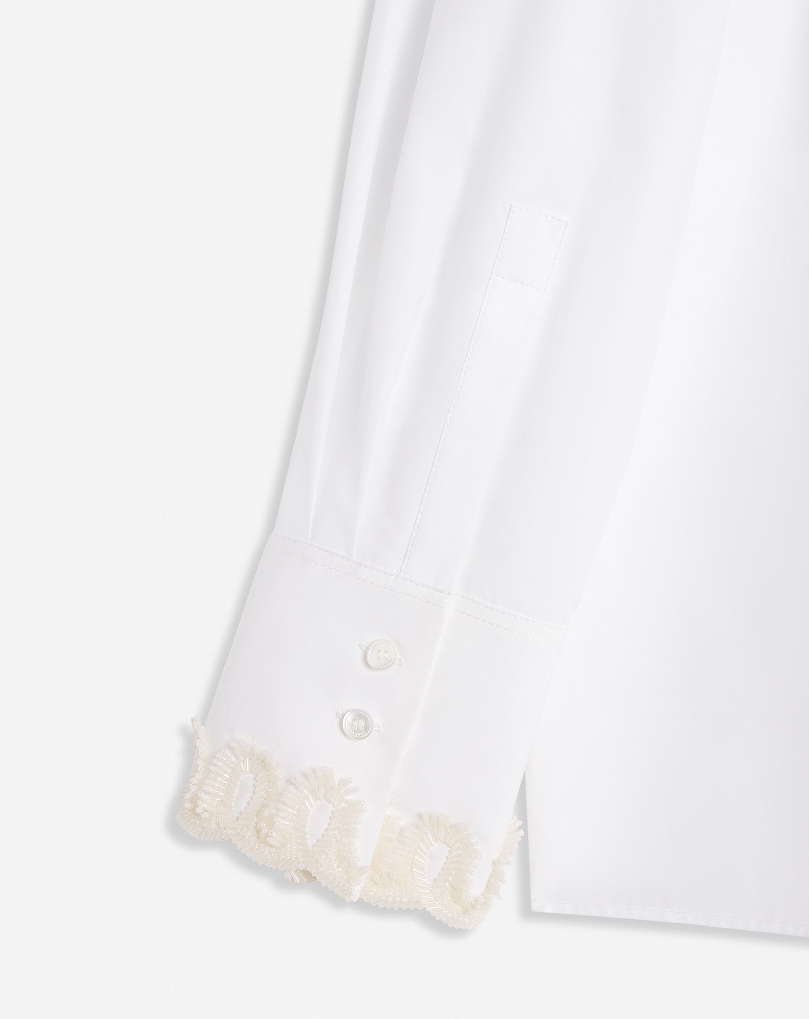 LONG SLEEVE EMBROIDERED SHIRT IN POPLIN - 4