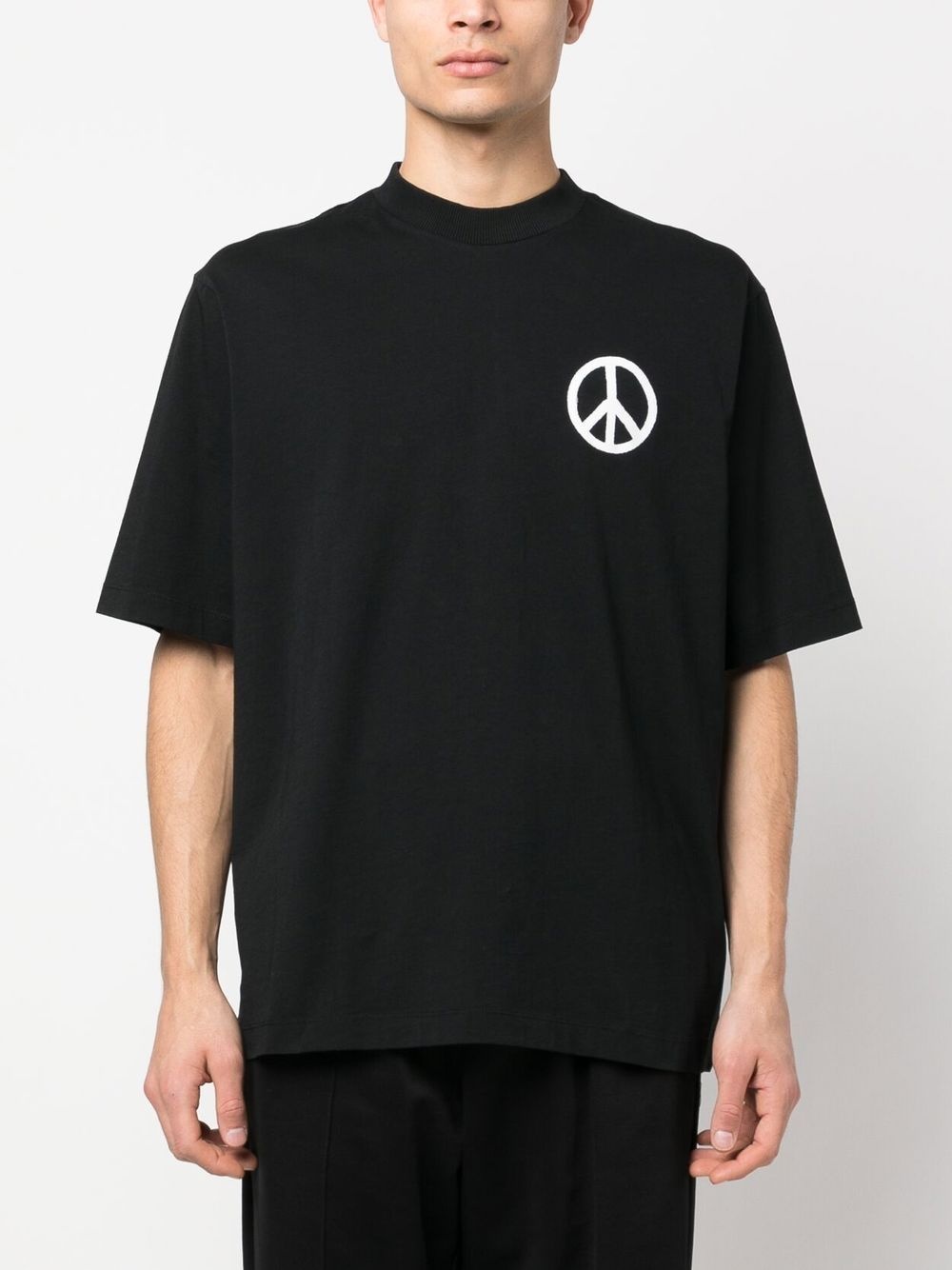 peace-logo short-sleeve T-shirt - 3