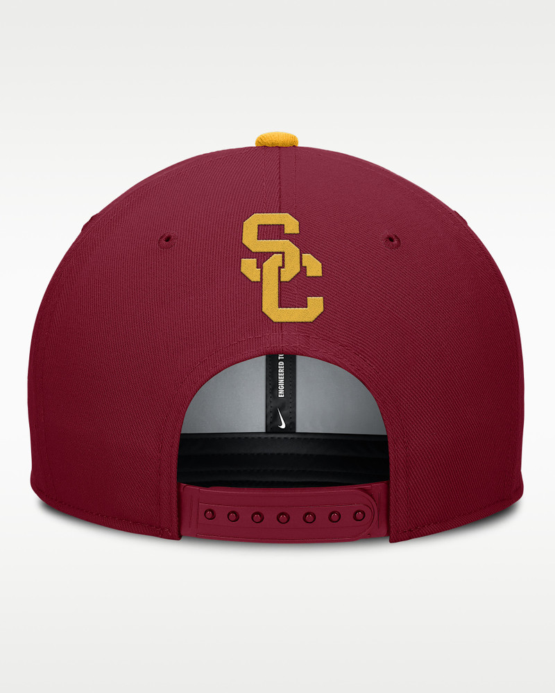 Nike USC On-Field Club Men's Nike Dri-FIT College Adjustable Hat outlook