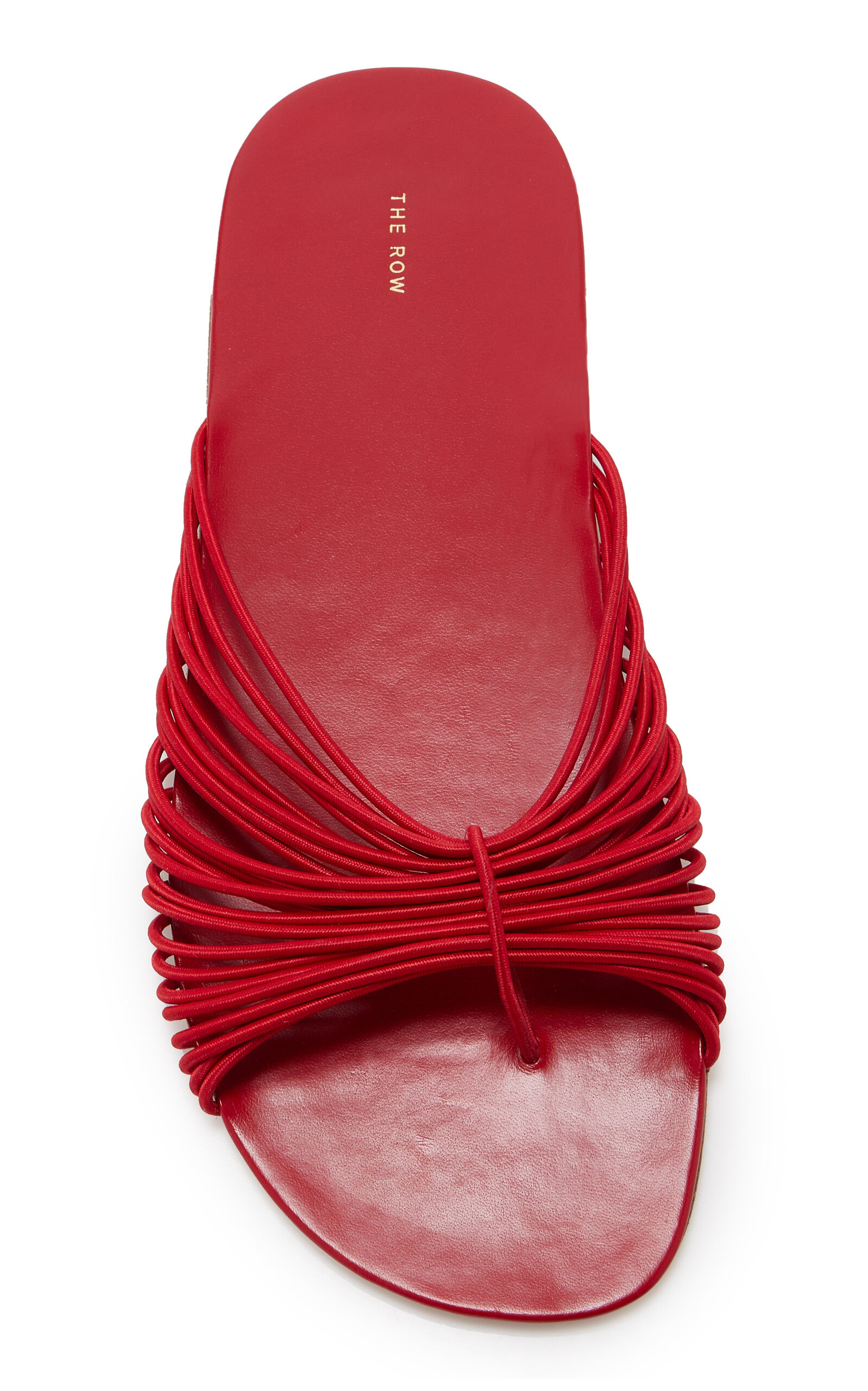 Sara Gathered Thong Sandals red - 3