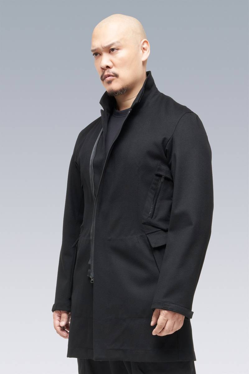 J38-LP Loro Piana® Storm System® Coat Black 6