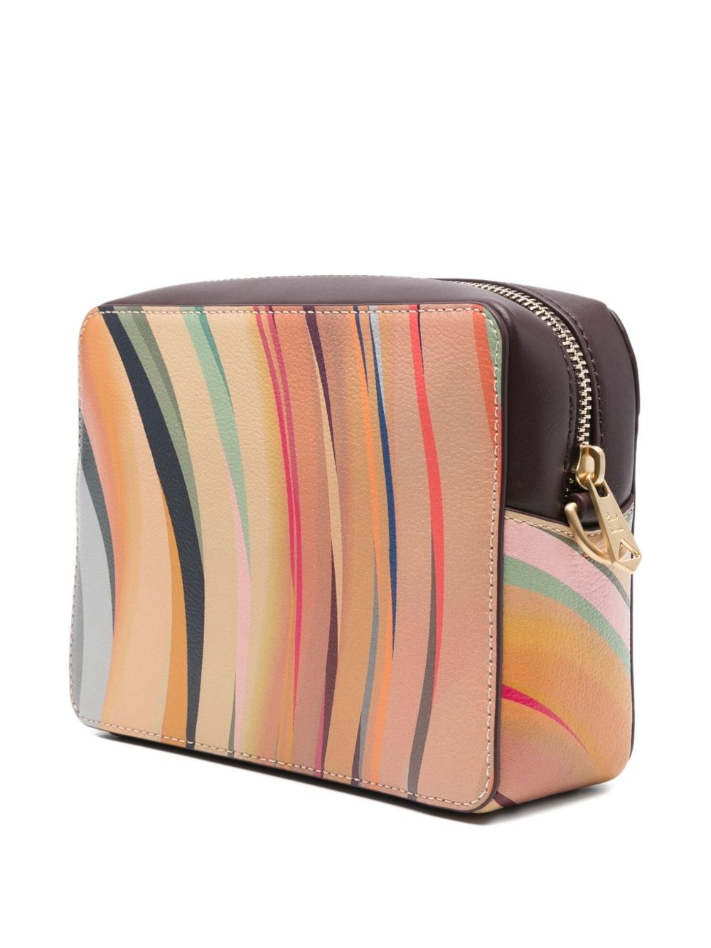 Dusky swirl-pattern leather cross body bag - 2