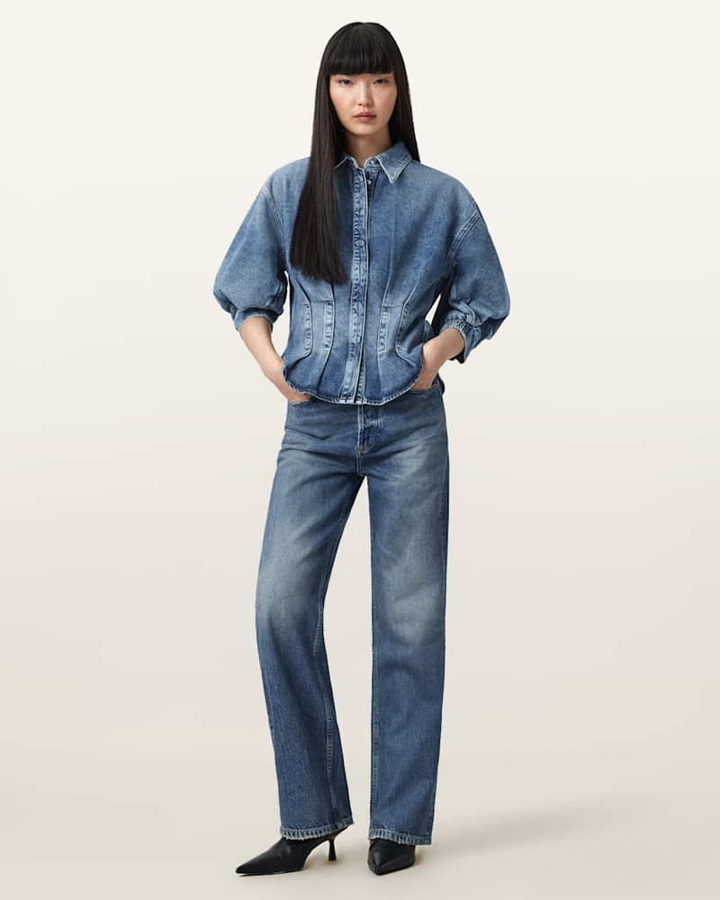 NANCY SLIM FIT DENIM SHIRT 6