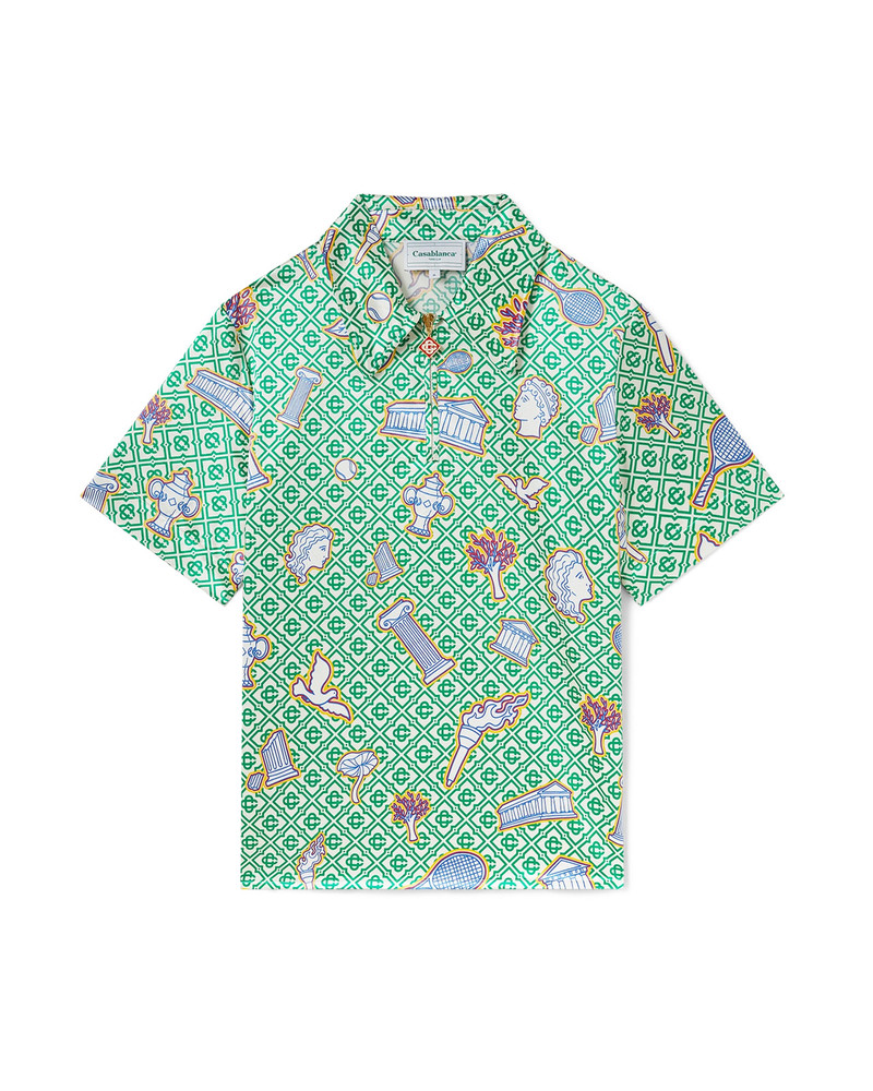 Greek Icons Quarter Zip Shirt | Casablanca Paris 1