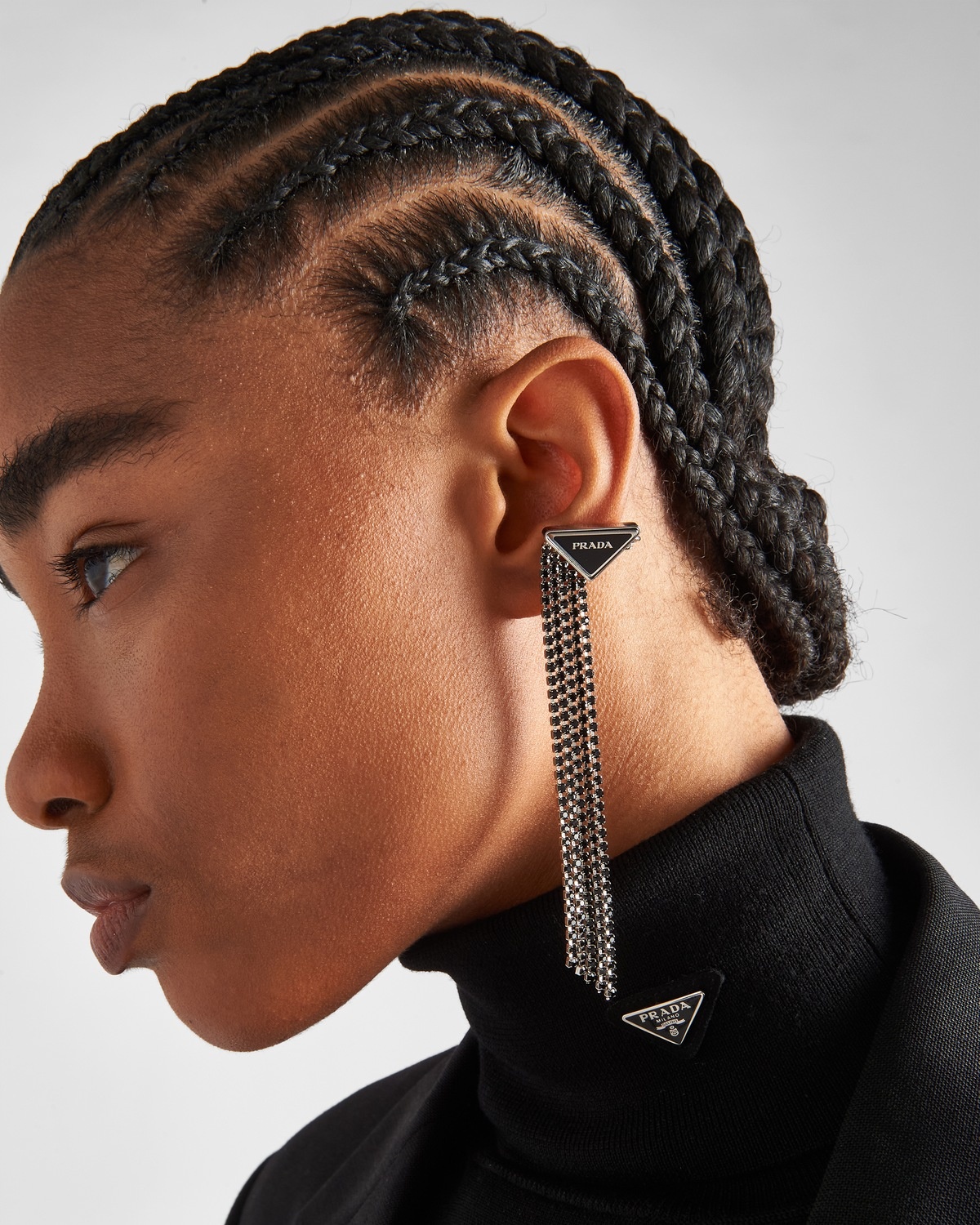 Prada Symbole pendant right earring - 2