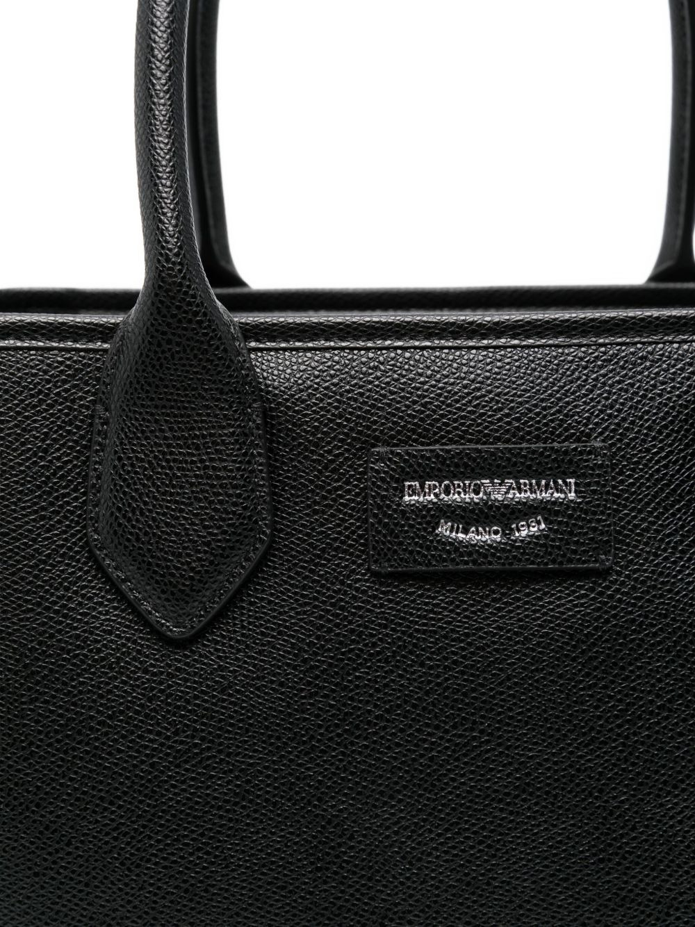 leather tote bag - 4