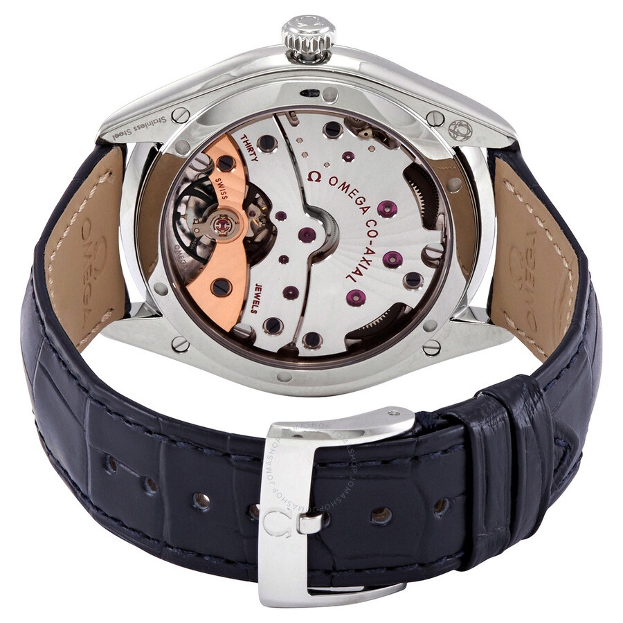 Omega De Ville Hand Wind Chronometer Blue Dial Men's Watch 432.13.40.21.03.001 - 3