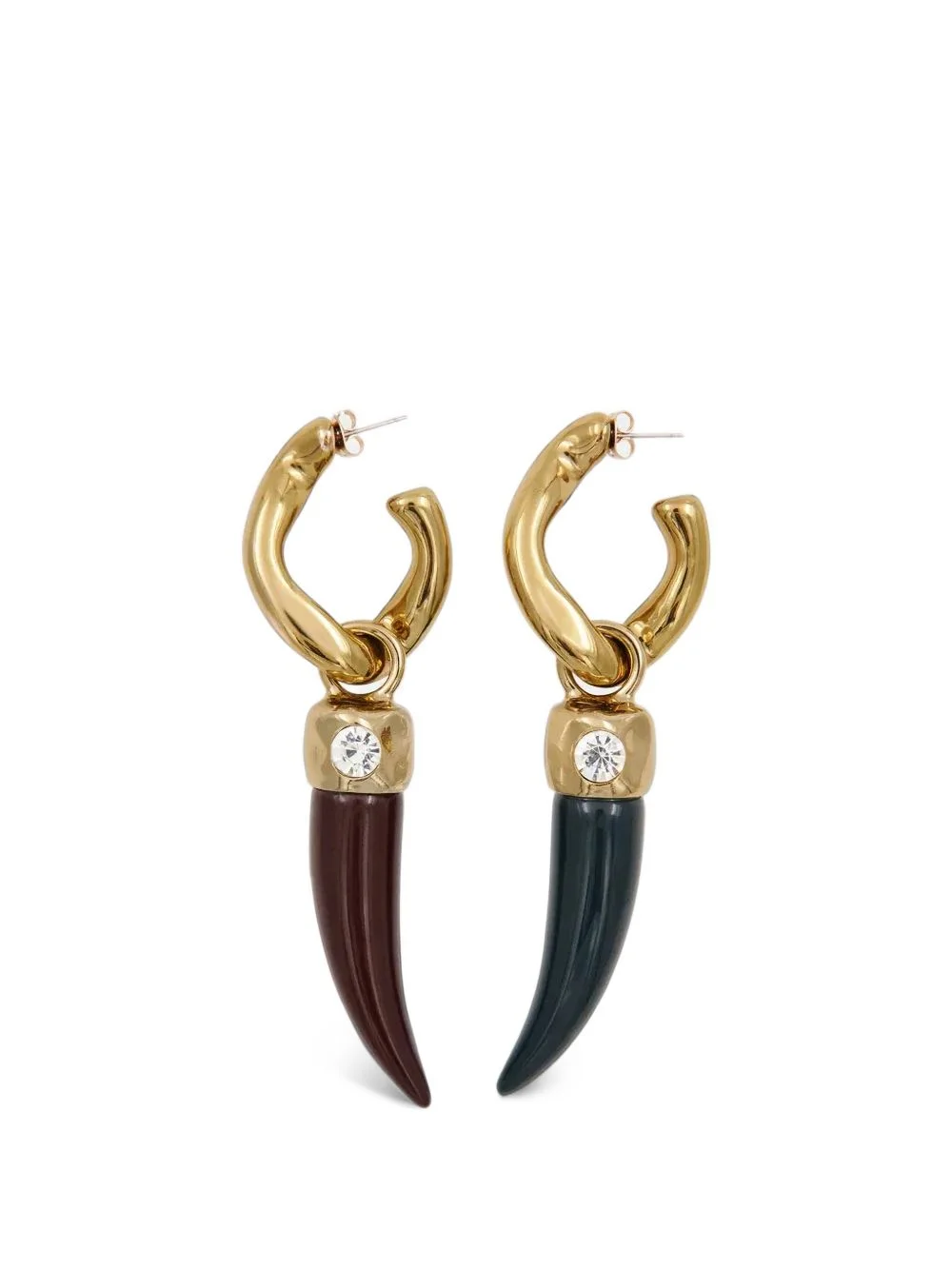 Kostume crystal-embellished drop earrings - 1