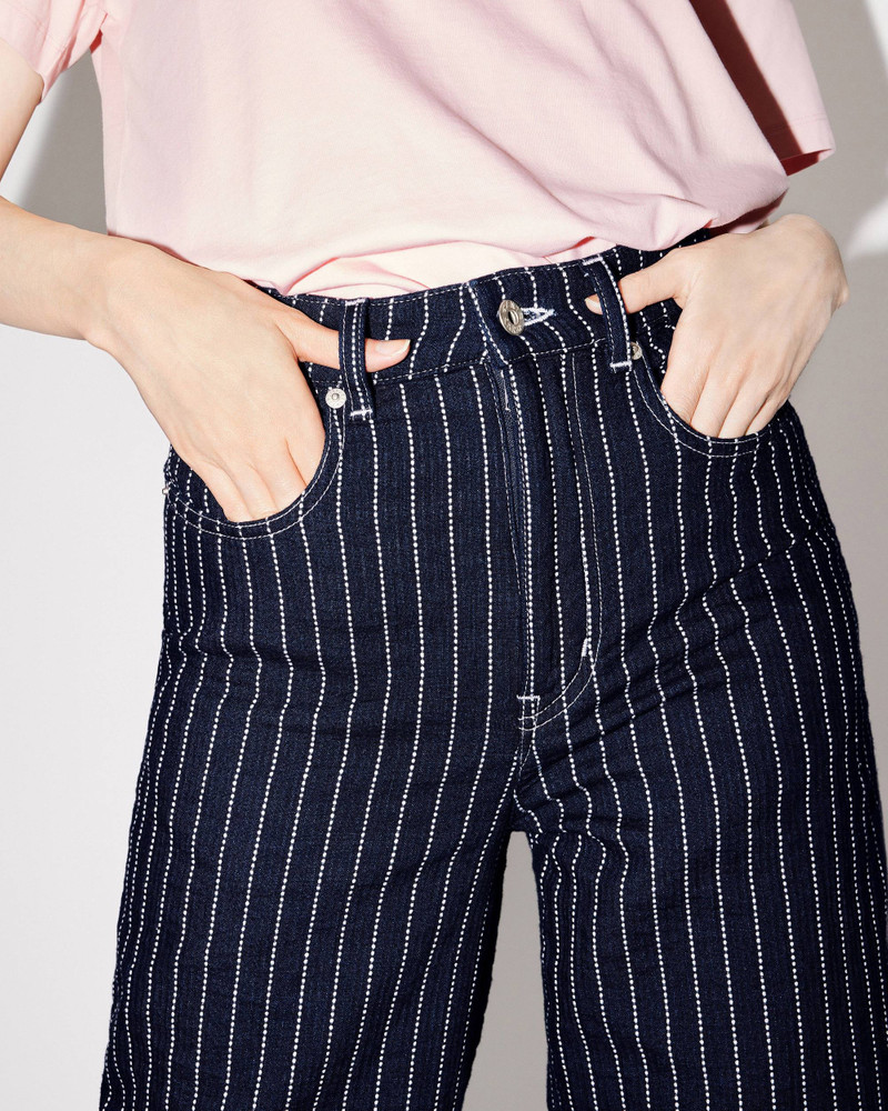 'KENZO Sashiko Stitch' wide-leg jeans 6