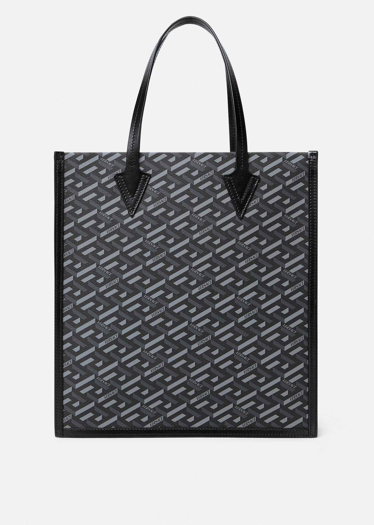 La Greca Signature Tall Tote Bag - 3