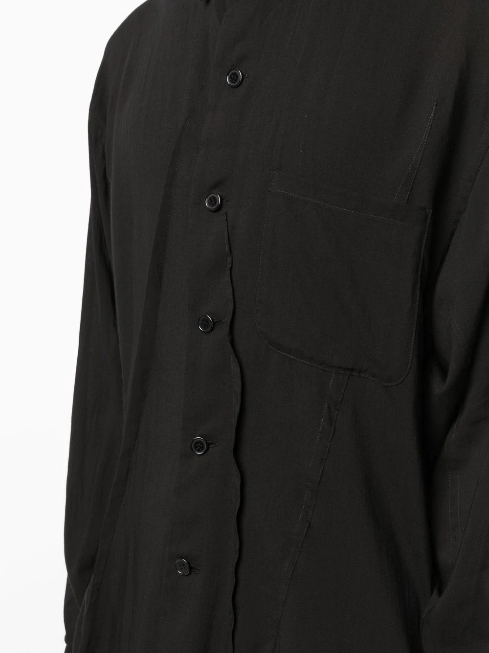 dart-detailed long-sleeved shirt - 5