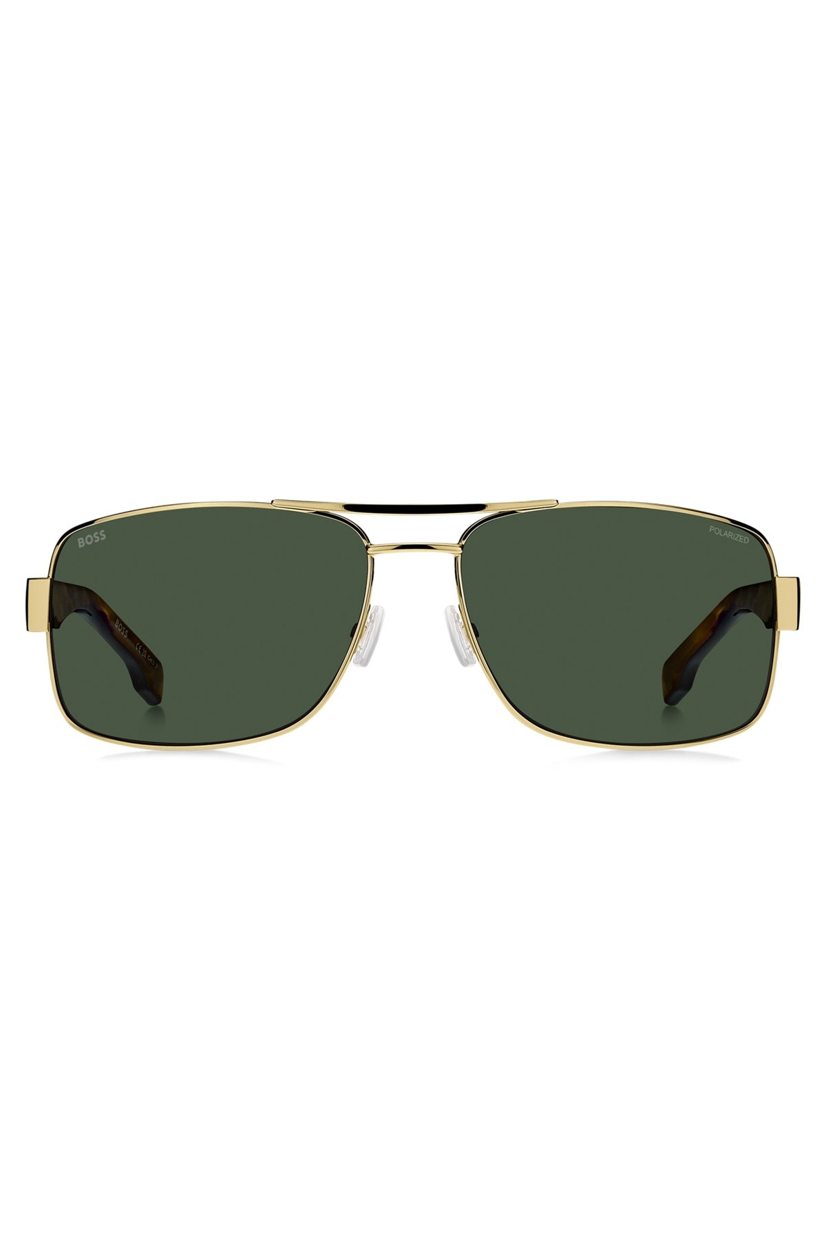 HAVANA ACETATE SUNGLASSES WITH BETA-TITANIUM TEMPLES - 3