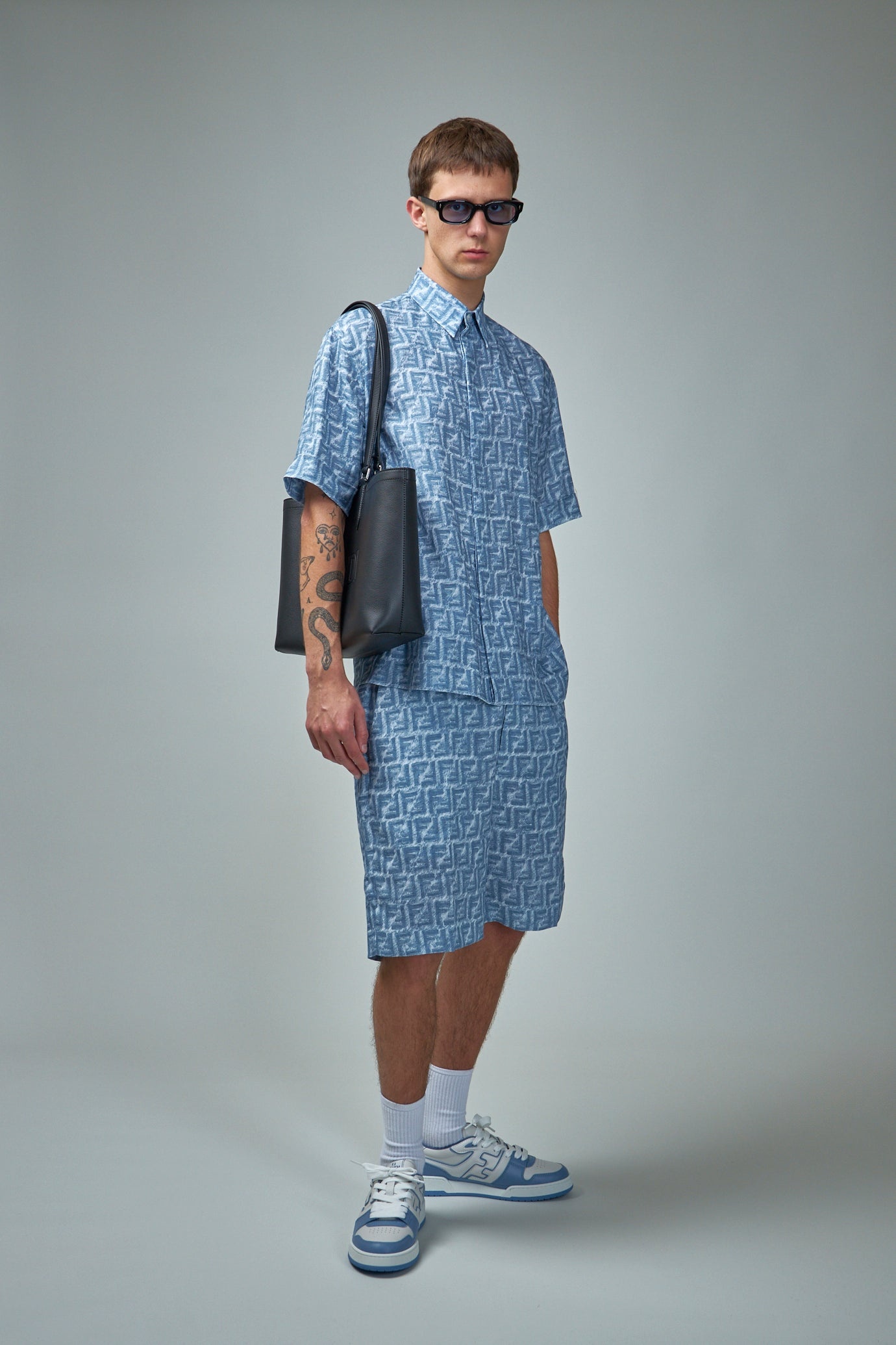 FFF様 FENDI FF Linen Shirt | labelsfashion | REVERSIBLE