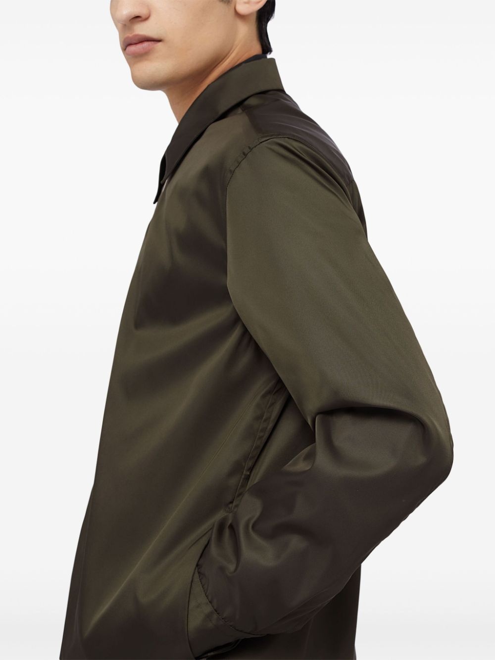 zip-up shirt jacket - 4