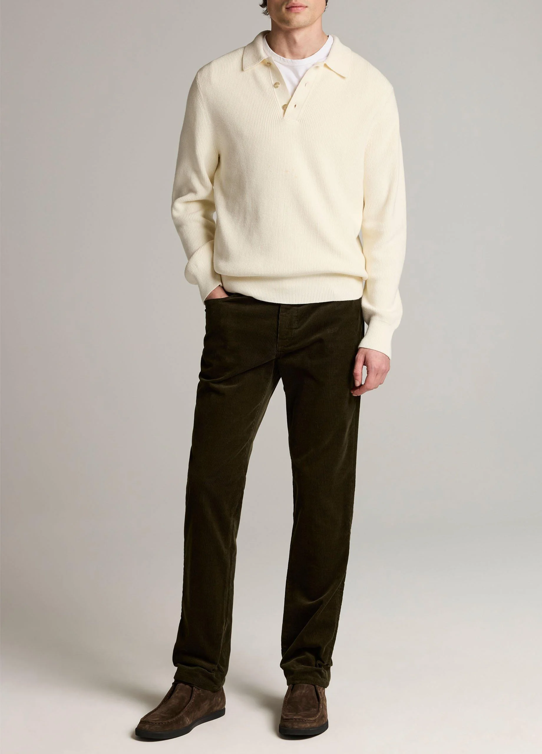Dylan Slim 5-Pocket Stretch-Cotton Corduroy Pant - 1