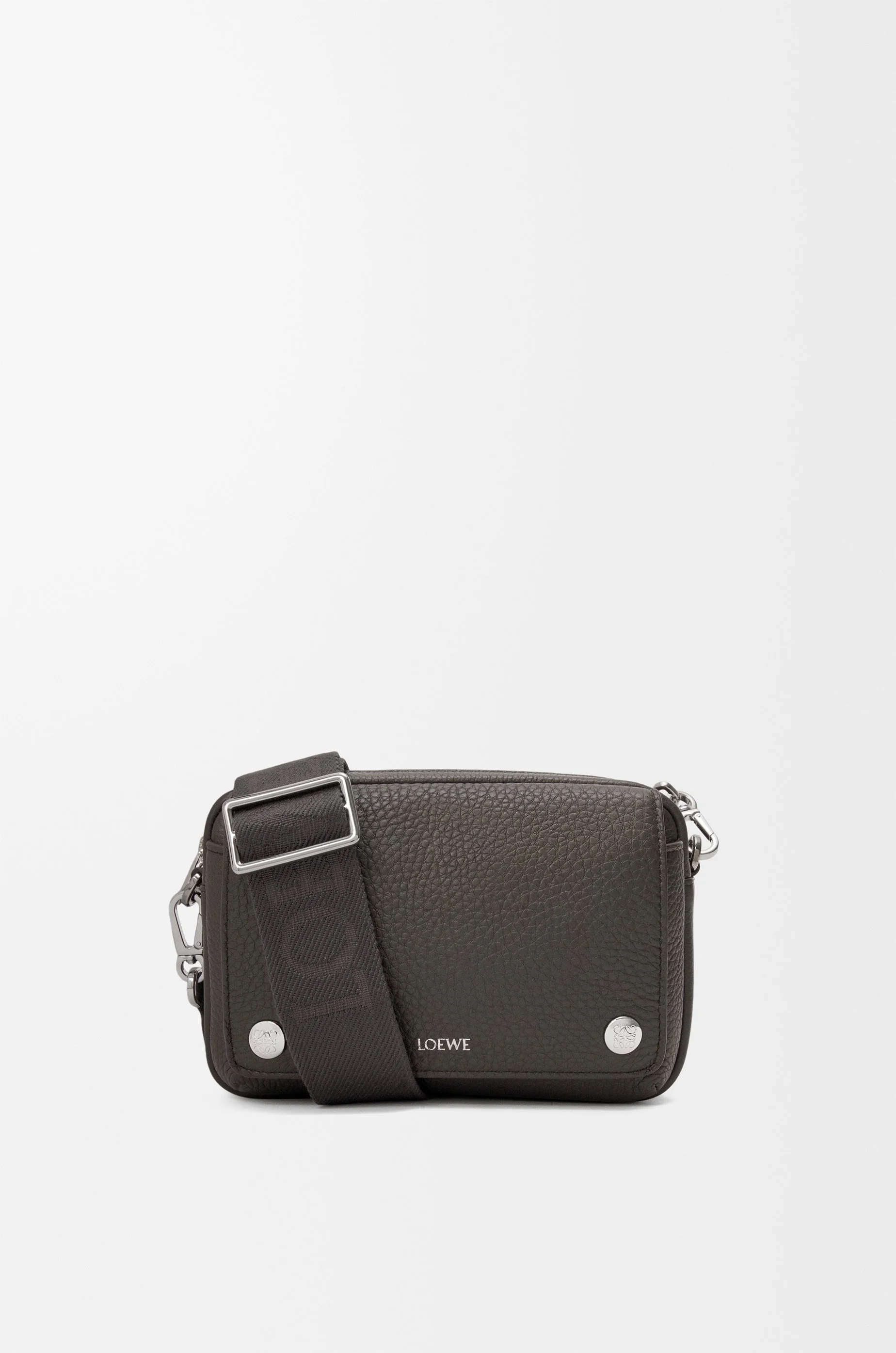 Small Pebble messenger bag in supple grained calfskin - 1