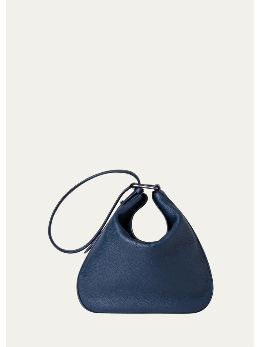 Anna Medium Leather Hobo Bag - 1