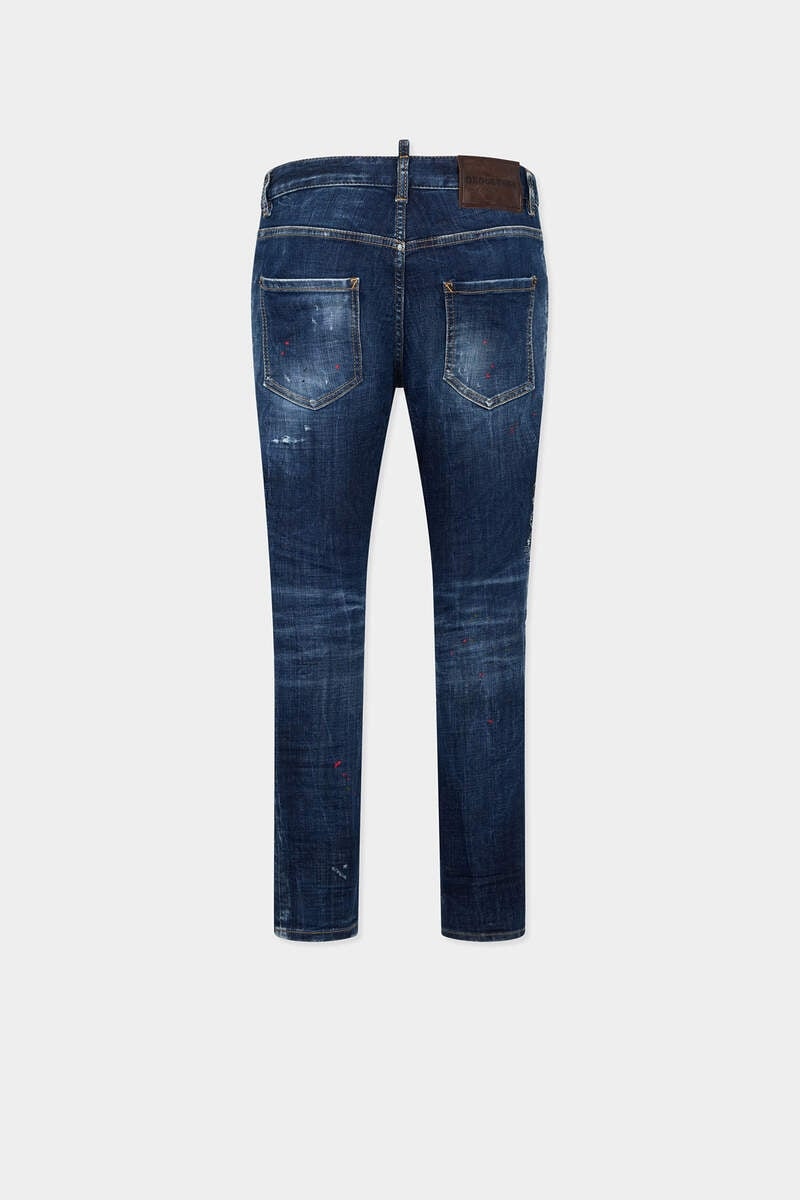 DSQUARED2 DARK BUSTED REBEL TEDDY JEANS outlook