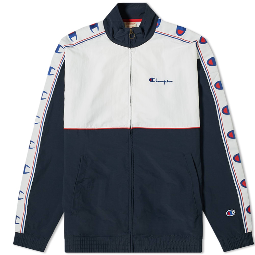 Champion Reverse Weave Tape Sleeve Track Top - 1