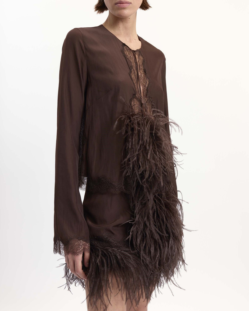 ANVI CARDIGAN IN SATIN 5