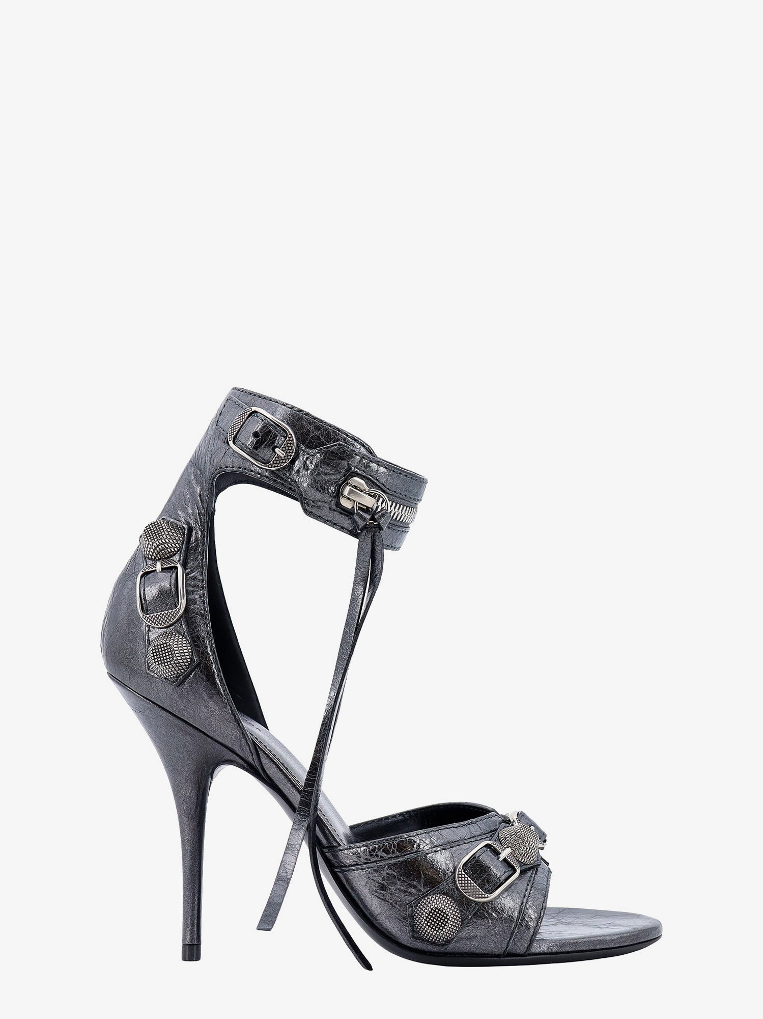 Leather Sandals With Metla Details - 1