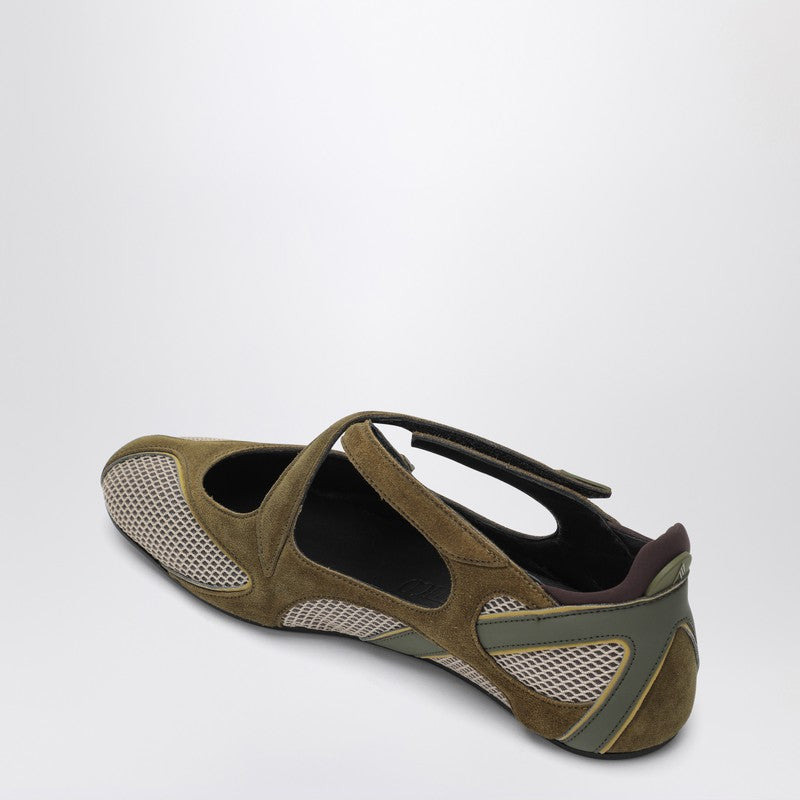 The Attico Ballerina Flat Floor 01 Army Green Women - 2
