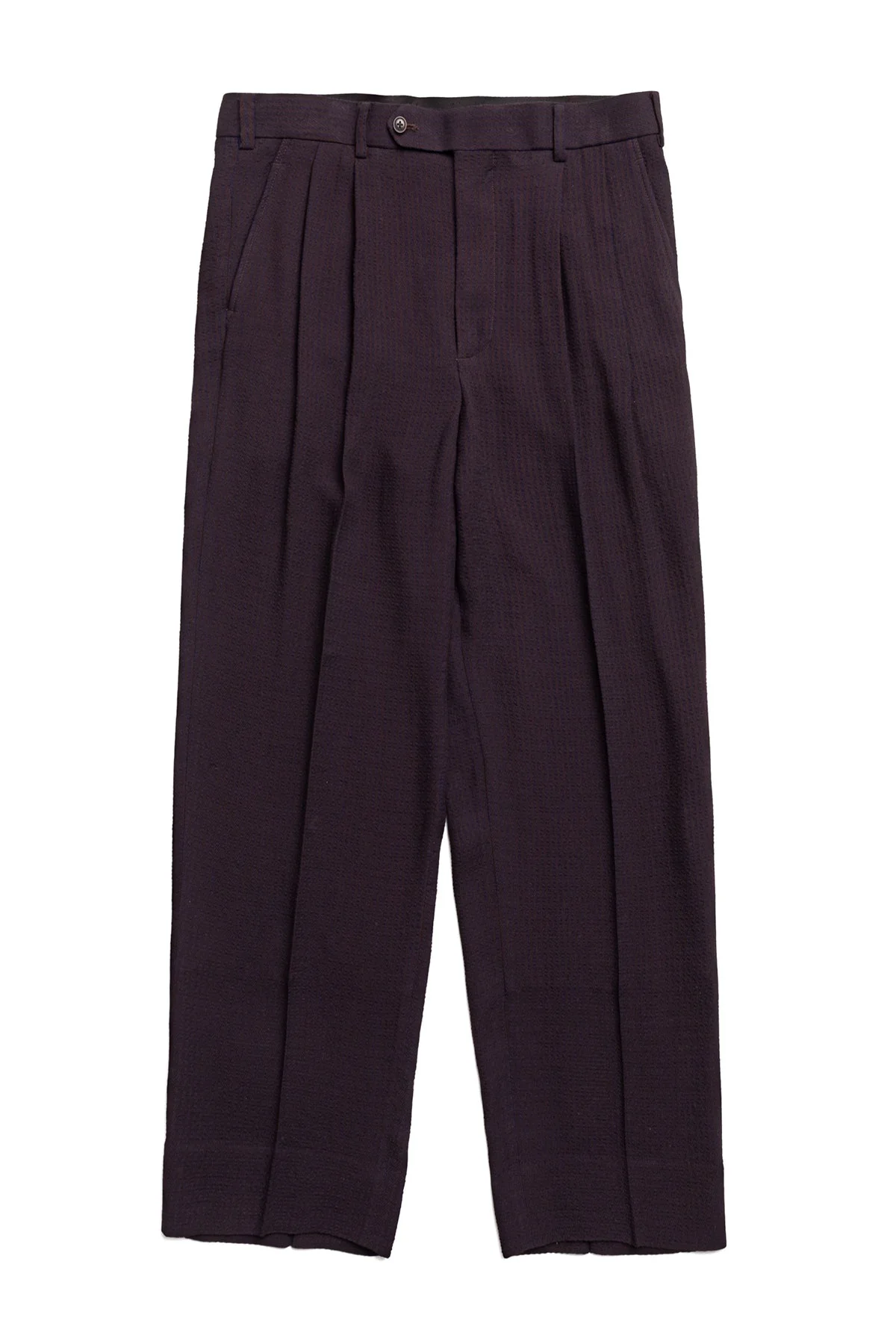 Two Tuck Trouser Stripe Karsey - Brown - 1