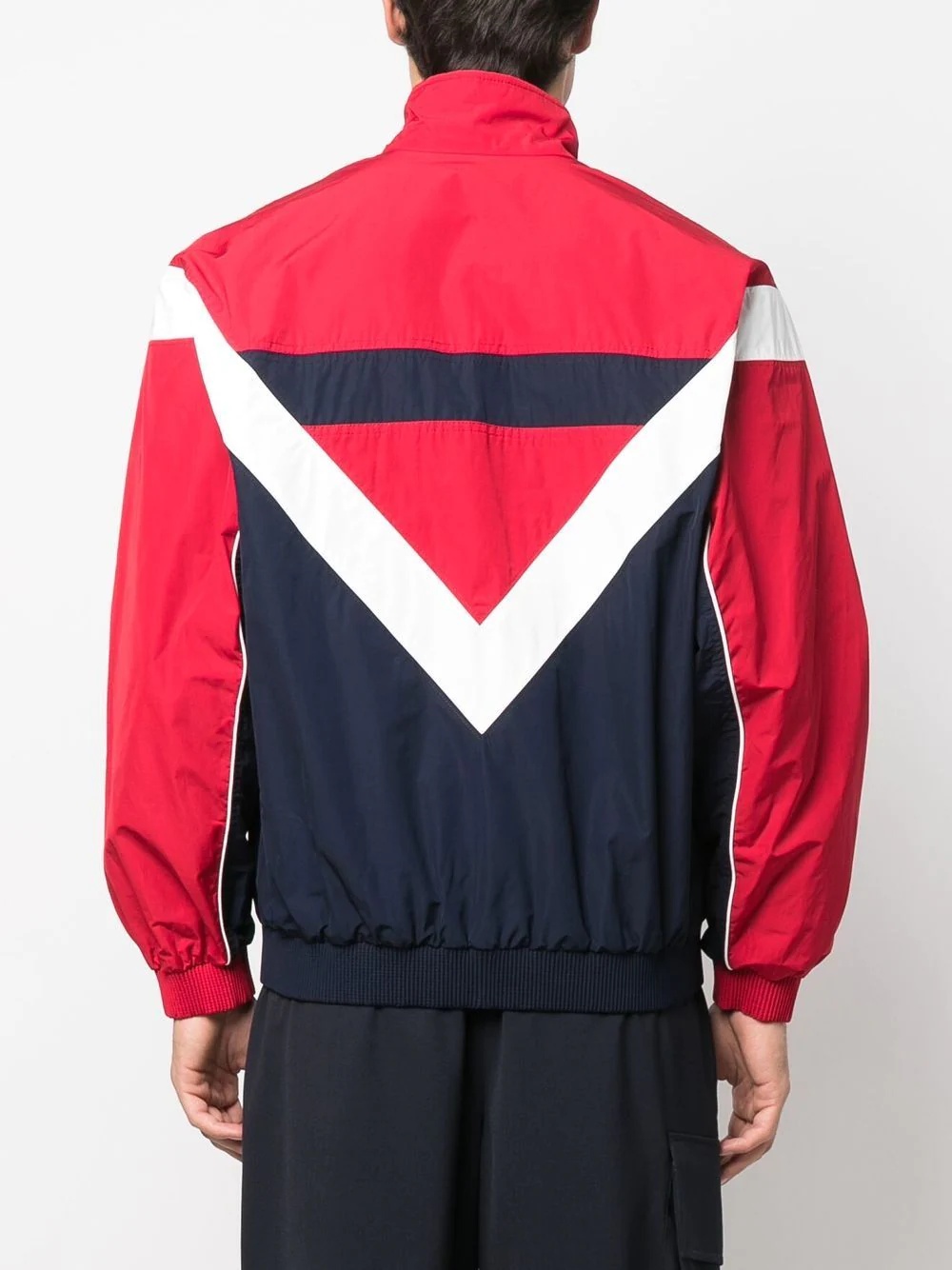 V logo-print sports jacket - 4