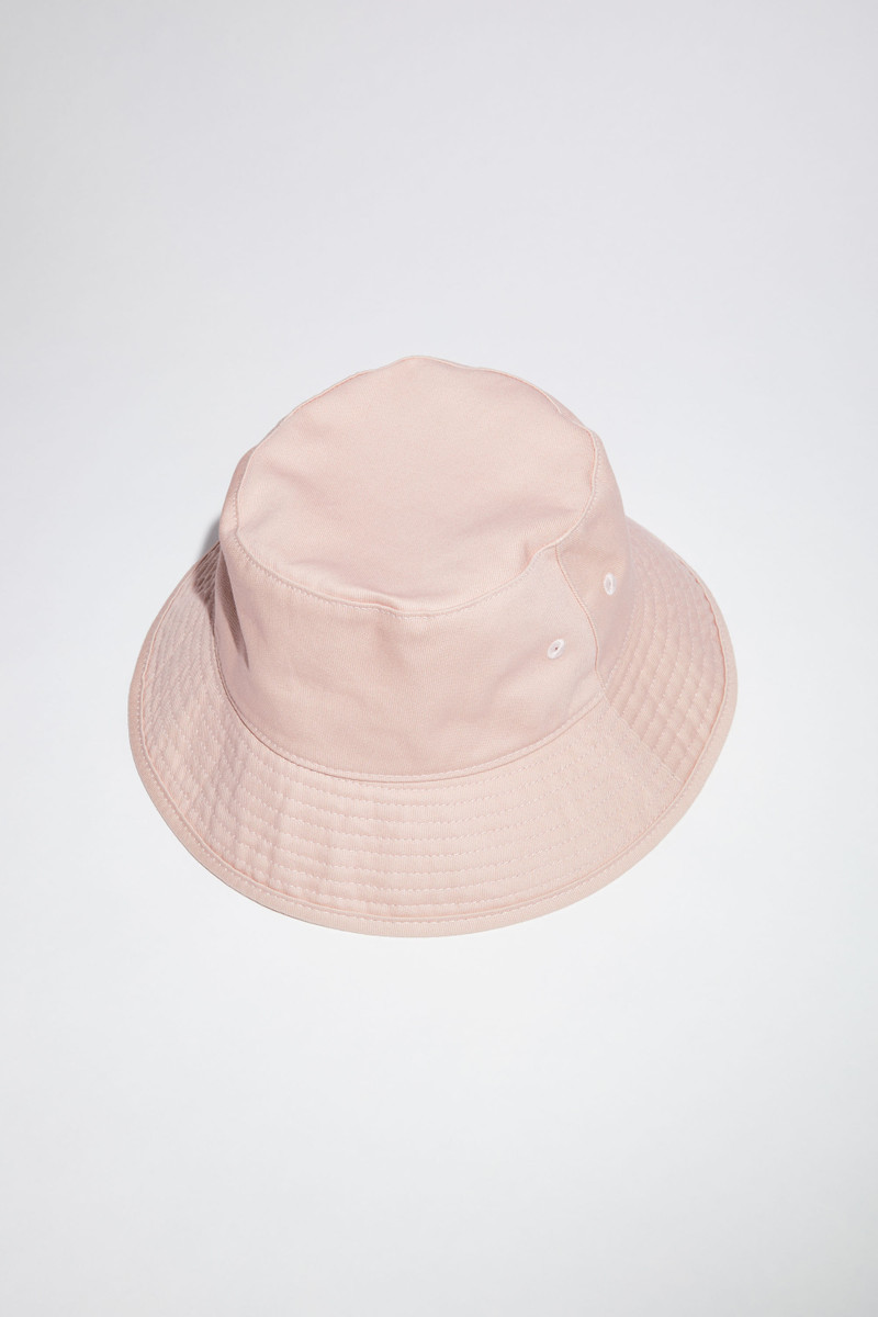 Twill bucket hat - Dusty pink 1