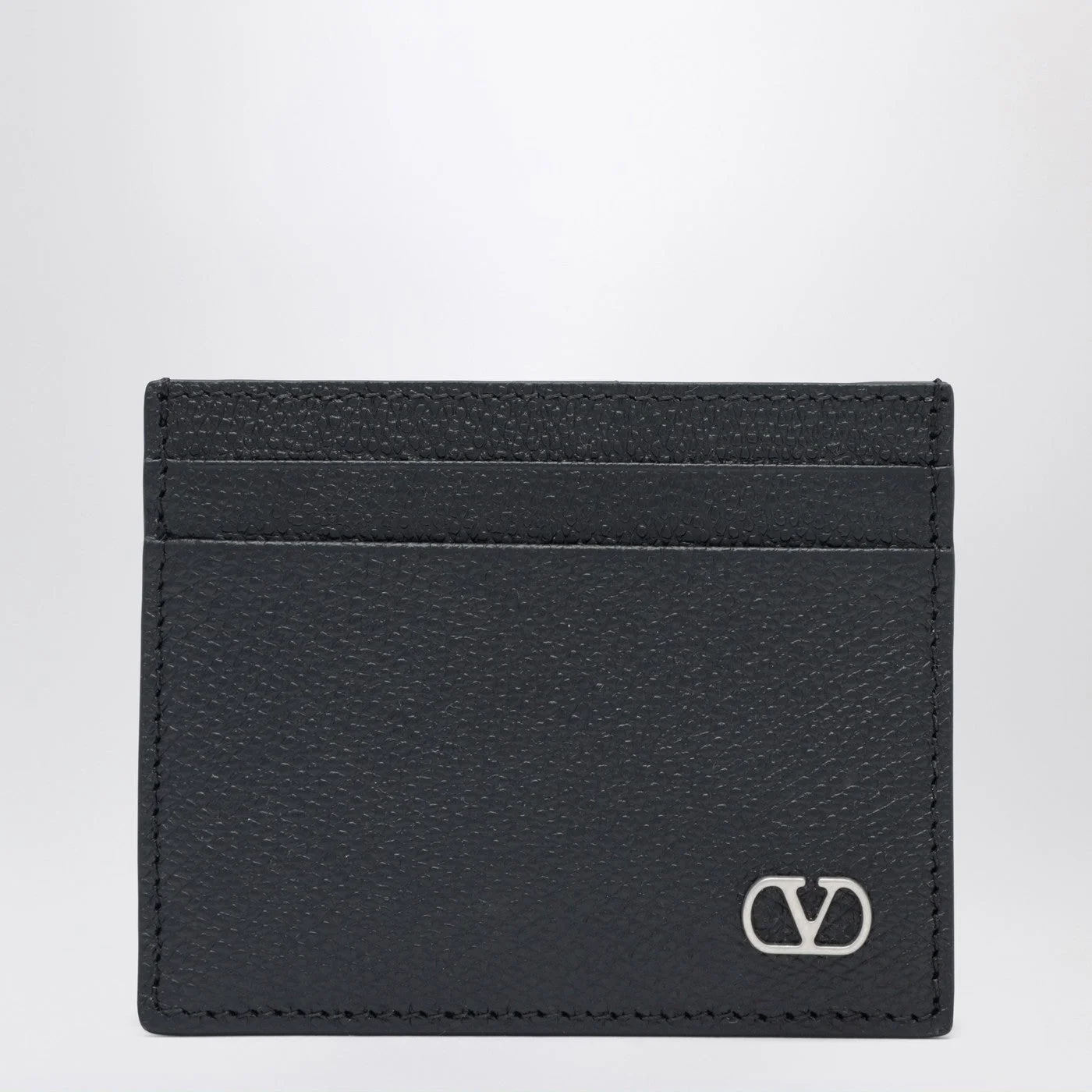 VLogo Signature card holder in black - 1