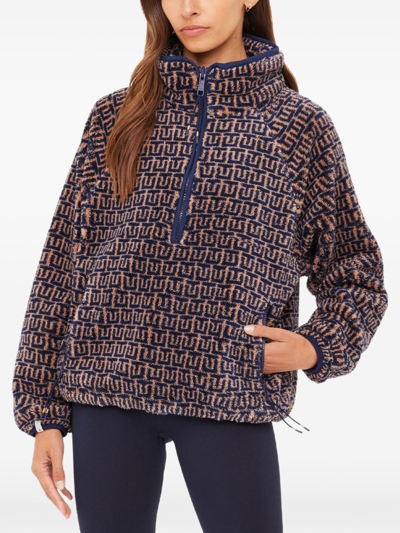 Castilla Harlow abstract zip sweater 3