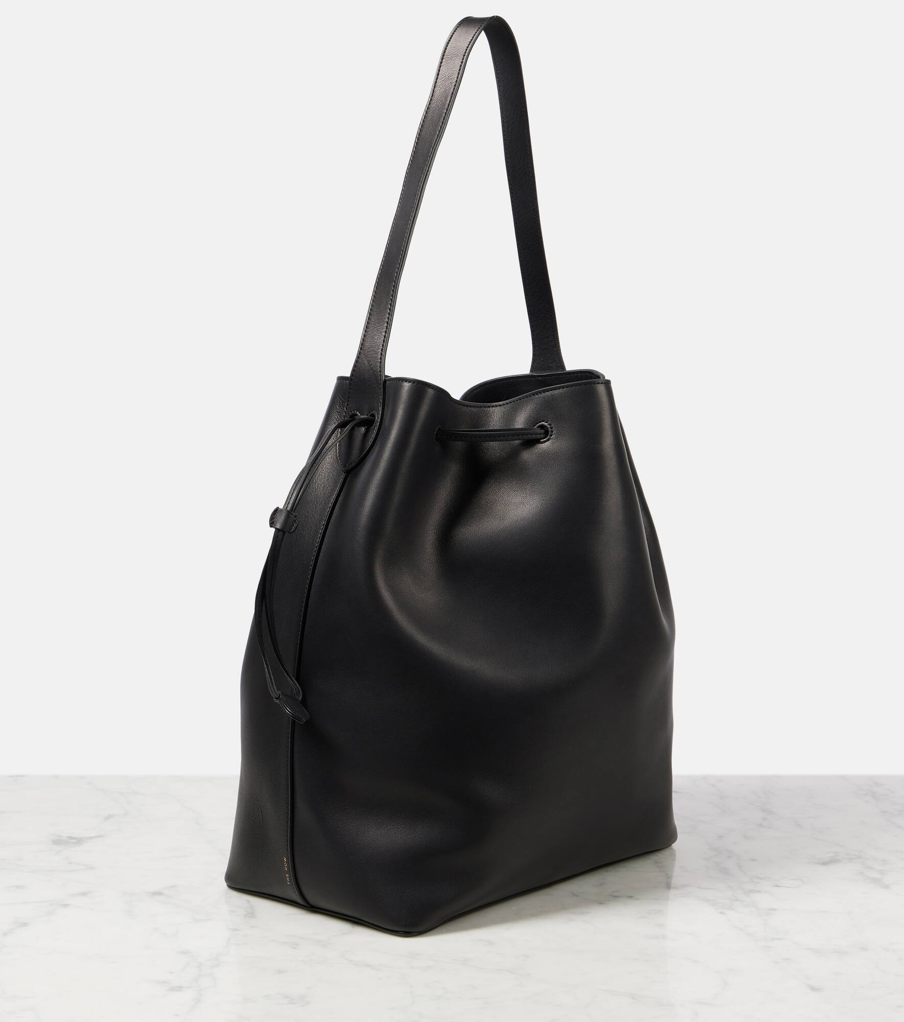 Belvedere leather bucket bag - 4