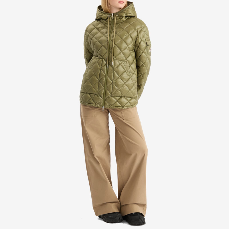 Moncler Moncler Shiny Quilted Hood Overshirt outlook