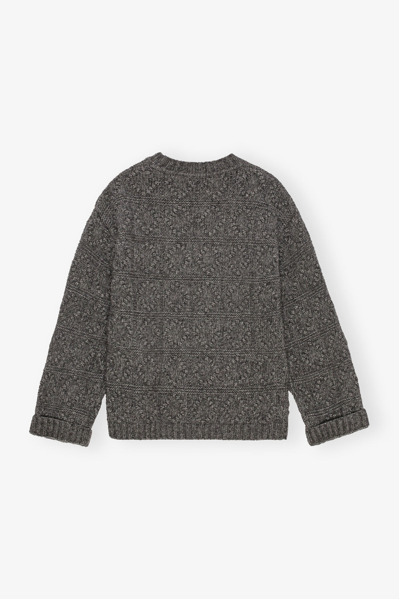 GREY O-NECK SWEATER 6