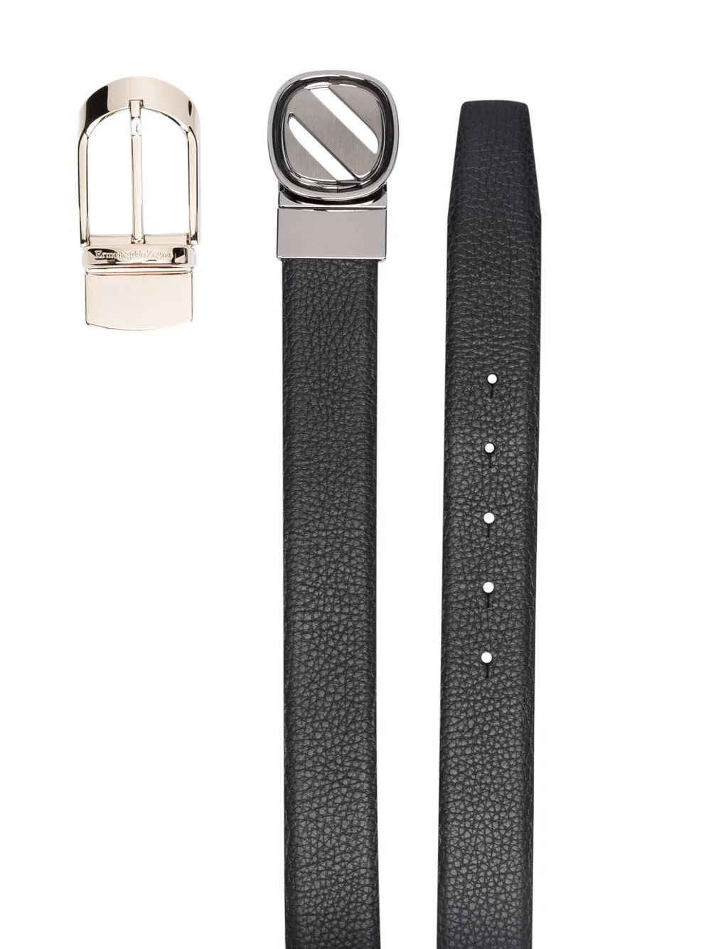 leather buckle belt - 2